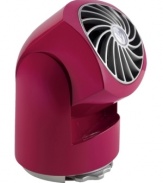 Only one word can accurately describe Vornado's Flippi fan: cool! This tabletop tornado flips up to cool you down with two speeds of refreshing airflow, creating a quiet breeze with colorful, out-loud style. Three-year warranty. Model CR1-0094.