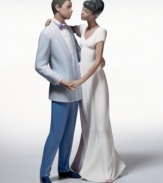 From anniversaries to honeymoons, this beautiful figurine makes a gift for the happy couple to be remembered. Stands 11.75 tall.