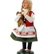 Recall the German fairy tale of Hansel and Gretel with a Byers' Choice collectible depicting the classic Brothers Grimm character.