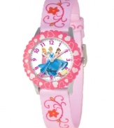 Help your kids stay on time with this fun Time Teacher watch from Disney. Featuring your favorite Disney princesses, the hour and minute hands are clearly labeled for easy reading.