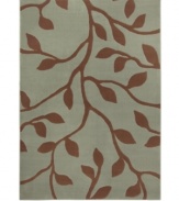 A sweet and casual branch design in lush, modern tones present an enlivening design in the Tribecca area rug from Spinx. Machine woven from soft and durable polypropylene, this piece is ideal for kids, pets and high traffic areas. (Clearance)