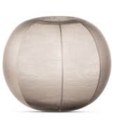 Discover the modern treasure that is Donna Karan's Artisan globe vase. Handcrafted glass is sectioned and etched with a fine ribbed texture to ensure no two pieces are exactly alike but each is a work of art.
