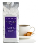 Frango's classic chocolate caramel candies are now in sippable form. Savor this decadent blend that is packed in a one-way valve bag, offering the freshest coffee straight from the roasters. Perfect for placing on your dessert menu at any occasion!