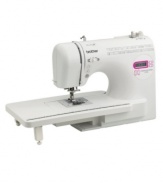The ultimate craft station with computerized settings, including 70 built-in stitches, 110 stitch functions, seven 1-step buttonholes and more. Featuring an over-sized table for quilting and bigger projects, this sewing machine quickly becomes your favorite crafting companion. 25-year warranty. Model CP-7500.
