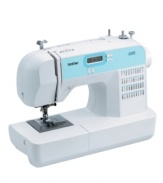 Sew what? The possibilities are never-ending with 40 built-in stitches, 5-styles of auto-size buttonholes, impressive quilting features and much, much more. Let creativity take a hold and get straight to business with several convenient and easy-to-use features, including automatic needle threader, built-in thread cutter, one-step bobbin replacement and many included accessories for every task. 25-year warranty.