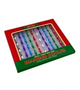 Recreate merry Christmases from the 1940's with diamond metal icicles from Christopher Radko's Shiny Brite collection. Brilliant ribbons of blue, red, green and silver decorate the tree with vintage charm.