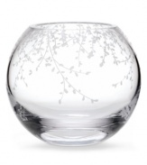 Etched stems of leafy foliage flourish on luminous crystal. From designer kate spade, this Gardner Street rose bowl emanates fresh, contemporary elegance. Fill with fruit or flowers to make it uniquely yours.