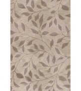 A muted palette sets the scene for a naturalistic motif, imbuing your home with tasteful, tranquil sophistication. Rife with lush texture and detail, this luxurious area rug from Dalyn is beautifully hand tufted in polyester and acrylic, ensuring superior color retention and long-lasting wear.