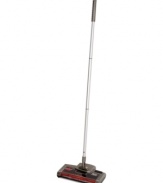With up to 45 minutes of cleaning time, this battery-powered sweeper ushers cordless convenience and ease into your routine. Going from carpet to rug to hard floor, this versatile cleaner is a quick solution to unexpected messes and daily dirt with a rotating brush that tackles large and small debris and a no-touch dirt container that empties straight into the trash can. 1-year warranty.