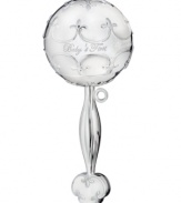 Treasure the first of many holidays together with a Waterford ornament to remember your baby's, niece's or grandchild's first Christmas. Polished silver plate gleams with beautiful embossed detail.