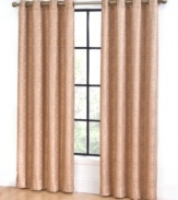 Keep it sleek and sophisticated with the Montclair window panel. Fitted with a grommeted header, this shimmering jacquard window panel offers chic, minimalist style.