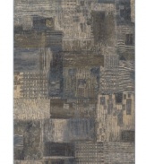 An abstract construction of variegated striping in a myriad of soothing colors creates a very sophisticated statement in this Taylor Abstract Mural area rug. Wilton-woven using a multi-point and loom-carved technique for unparalleled depth, texture and quality.