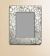 EXCLUSIVELY AT SAKS.COM Beautiful sterling silver frame is an exquisite gift idea for the new arrival.Sterling silver with wood backingHolds 3.5 X 5 photoMade in SpainFOR PERSONALIZATION Select a quantity, then scroll down and click on PERSONALIZE & ADD TO BAG to choose and preview your personalization options. Please allow 2-4 weeks for delivery. 