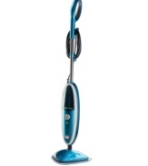 Just floor it to a cleaner space in no time at all. Lightweight and portable, this steam cleaner covers all types of floors with a fully adjustable steam tank that kills 99.99% of harmful bacteria. Armed with microfiber pads to squeeze along baseboards, tight corners and other hard-to-reach crevices. 2-year warranty. Model WH20200.