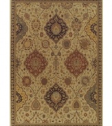 Laden with all the intricate loom-work of an ancient Persian design, the Premier area rug from Dalyn reinvents this beautiful tradition for the Modern home. Made in Egypt of durable polypropylene and shimmering polyester fibers, it provides any room with captivating texture and added dimension.