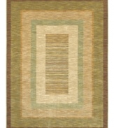 A mixture of modern and traditional style is found embedded in the ombre effect of this American Abstracts area rug from Shaw Living. Woven in the USA of ultra-durable and supremely soft EverTouch® nylon, its layers of color adds pure depth and dimension to any living space.