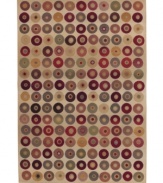 Circle 'round. The Generations Collection is gaining new ground in a rich palette of reds, greens, browns and plums-- 36 colors in all set against a neutral background. Cross-woven in stain-resistant polypropylene. Satisfying every taste from traditional to contemporary with undeniable style.