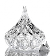 This irresistible candy dish from Godinger is reminiscent of a favorite sweet treat but, in cut crystal, will outlast anything on the dessert menu.