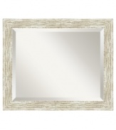 Whitewash is beachy chic on the ribbed wooded frame of the Cape Cod wall mirror. Fitting for a seaside home but delightfully rustic in the country too, this room-defining piece has a relaxed, natural aura.