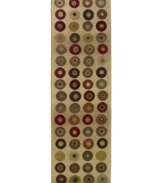 Circle 'round. The Generations Collection is gaining new ground in a rich palette of reds, greens, browns and plums-- 36 colors in all set against a neutral background. Cross-woven in stain-resistant polypropylene. Satisfying every taste from traditional to contemporary with undeniable style.