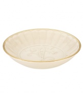 Lenox combines ivory porcelain sculpted with graceful blooms, elegant fluting and touches of gold in the classically styled Floral Melody dish.  Qualifies for Rebate