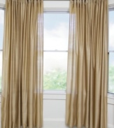 The perfect solution for your bay window, the Bayview curtain rod is specifically designed to fit three window panels. Adjustable. Choose from a black, bronze or nickel finish.