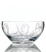 Fall for the elegant True Love giftware collection. A crystal bowl etched with a romantic heart design is a sweet way to commemorate a special anniversary or congratulate the bride and groom. Qualifies for Rebate
