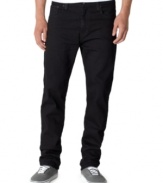 These sleek Levi's 508 regular tapered jeans have streetwise styling right down to your favorite pair of kicks.