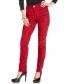 An eye-catching snakeskin print makes this skinny denim from Style&co. Jeans stand out!