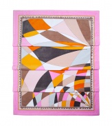 Luxuriate in the sun with this retro-chic Pucci-printed towel - Multicolor geometric print cotton towel - Perfect for poolside style or beach-ready fun in the sun
