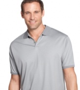 Follow the lines in your warm-weather wardrobe with this classic polo shirt from Calvin Klein.