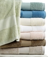 Ultra-fine long staple cotton offers a beautiful sheen in this Luxury bath towel from Martha Stewart Collection, the ultimate in comfort and style. Special construction allows for high absorbency. Choose from a range of classic hues.