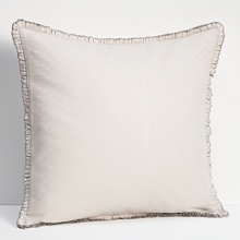 This decorative pillow comes in a soft, soothing color, good for any bedroom or living area. This decorative pillow comes in a soft, soothing color, good for any bedroom or living area.