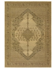 With its intricate Persian-inspired designs set in a lush antique cream colorway, this Timeless Treasures area rug from Couristan sets the groundwork for captivating charm in any setting. Crafted of pure New Zealand wool for long-lasting strength and beauty. With its intricate Persian-inspired designs set in a lush antique cream colorway, this Timeless Treasures area rug from Couristan sets the groundwork for captivating charm in any setting. Crafted of pure New Zealand wool for long-lasting strength and beauty.