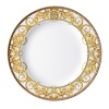 The most legendary figure of Asian mythology, the red dragon rises majestically from this fabulously opulent dinnerware from Rosenthal Meets Versace, conveying all its might and glory. Each piece features ornate golden baroque patterns and four small medallions representing the sun, and the Versace medusa decorates the background.