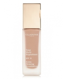 A new generation formula boosted with skin-tightening ingredients and SPF benefits. This rich, comfortable foundation combines two new and powerful plant ingredients with age-control properties. The complexionis smoother, more radiant and appears moreeven-toned. A new generation formula boosted with skin-tightening ingredients and SPF benefits. This rich, comfortable foundation combines two new and powerful plant ingredients with age-control properties. The complexionis smoother, more radiant and appears moreeven-toned.