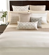 Make a reservation to unwind with Hotel Collection. This Woven Cord duvet cover features a perfectly tailored look with sophisticated pinktuck stripes and a button closure.