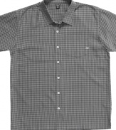 Wear this O'Neill short-sleeved shirt alone or layer it for easy, simple style.