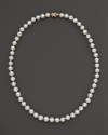 The classic freshwater pearl necklace is a must-have for the season of power pearls.