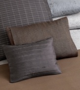 Complement the muted plum and pewter shades of the Acacia collection with these handsome accent pillows. A lush variety of shapes and designs in woven silk add the perfect touch of splendor to your bedding ensemble.