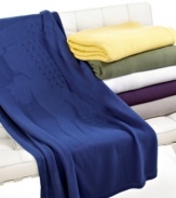 Take the Lacoste knit cotton throw to the bed, couch, porch – anywhere you want to kick back and relax. In solid colors to easily coordinate with Lacoste bedding collections.