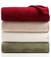 Warm up chilly nights the soft way with the So Soft blanket from Berkshire. Featuring lightweight, easy-care fleece for ultra-cozy comfort.