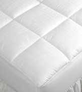 Reign supreme. Ultimately luxurious with ample loft, the Supreme mattress pad from Charter Club offers an indulgent night's rest. Featuring soft, hypoallergenic fiberfill within a 400-thread count pure cotton cover.