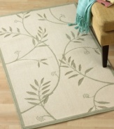 Add the lush tones of the tropics to your home with this Fairlawn accent rug from Bacova. Woven of luxurious 100% Egyptian cotton, this rug features a palm pattern through out the rug and is is skid resistant with stic-tite backing to keep it in place at all times.