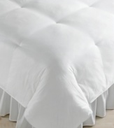 The Studio comforter from Lauren by Ralph Lauren brings a simple, yet modern style comforter to any ensemble. Its pure 300-thread count cotton shell features a pintucked box design for a hint of chic style and is filled with lofty down alternative for ultimate comfort.