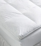 Lusciously comfortable and well constructed, the True Baffle Box featherbed from Pacific Coast contours to your body for a comfortable, supportive night's sleep. Hyperclean® Pacific Coast feathers are thoroughly washed to keep allergens at bay, allowing for a healthy rest. The baffle-box construction keeps fill from shifting and provides an even sleeping surface from end to end, while the Barrier Weave(tm) pure cotton cover keeps feathers from sneaking out.