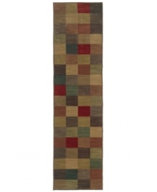 A colorful patchwork of deep and gentle hues, this rug adds an air of exuberance to any room. Making brilliant use of sharp geometry, the small square pattern will be a natural accompaniment to the lines of your décor. Stylish and built for durability, this rug is designed for maximum sophistication and minimum upkeep. A colorful patchwork of deep and gentle hues, this rug adds an air of exuberance to any room. Making brilliant use of sharp geometry, the small square pattern will be a natural accompaniment to the lines of your décor. Stylish and built for durability, this rug is designed for maximum sophistication and minimum upkeep.