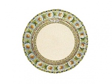 This delightful and colorful pattern adds whimsy to any table. Raphael with its idyllic design rendered in warm pastel colors is an ideal choice.