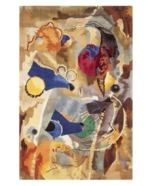 A mesmerizing medley of abstractions, this rug features a scattered design of irregular shapes and vibrant colors. The mixture of yellow, blue, red, green and earth tones makes the rug glow with resplendent beauty, adding a modern look to any home. A mesmerizing medley of abstractions, this rug features a scattered design of irregular shapes and vibrant colors. The mixture of yellow, blue, red, green and earth tones makes the rug glow with resplendent beauty, adding a modern look to any home.