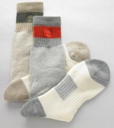 Before you lace up, toss on these Timberland boot socks in a warm acrylic-wool blend for an added layer of protection.